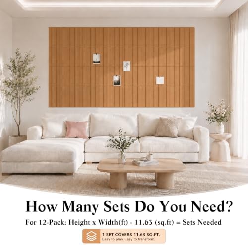 48" x 36" Large Felt Bulletin Board, Bold-Stripe 12-Pack Cork Boards | Fabric Bulletin Board with 60 Adhesive Tabs, 50 Pushpins, Felt Wall Tiles for Office Push Pin Board Felt Board, Creamy Coffee - Image 6