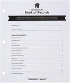 Homeowner's Book of Records Binder, Organize Household Receipts and Home Repair Record Keeping (Navy - 2 Pack) - Image 5