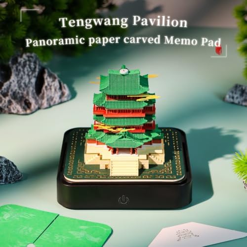 3D Calendar 2027, 3D Creative Time Piece Calendar 2027，Daily Tear-Off Memo Pad with Light, Paper Carving Desktop Decoration, 3D Art Calendar Memo Pad,Unique Holiday Craft Gift - Image 4