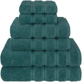 American Soft Linen 100% Cotton Luxury Turkish Towels, 6 Piece Towel Set by AmericanSoftLinen