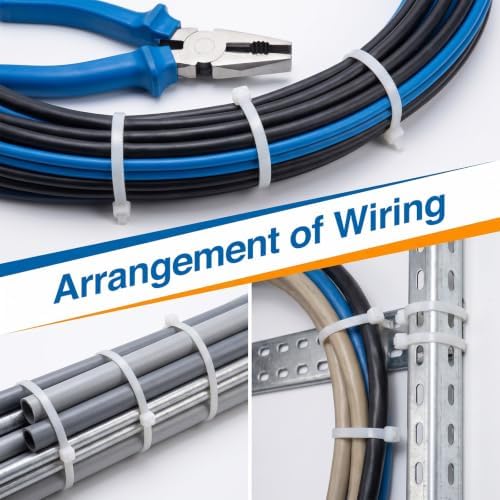 50 Pcs 60 Inch Extra Large Zip Ties Heavy Duty Outdoor, 176 Lbs Tensile Strength Plastic Cable Ties with Self Locking, UV Resistant White - Image 7