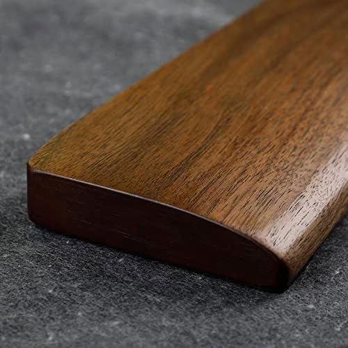 Ergonomic Wooden Wrist Rest Solid Wood Walnut for Keychron Q8 - Image 7