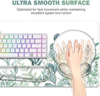 ToLuLu Desk Mat, XXL Large Mouse Pad Wrist Support Set，4 in1 Mousepad - Image 2