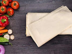 DG Collections 100% Cotton Flour Sack Towels – 12 Pack, 27x27 Inches, Natural, Lint-Free, Pre-Washed, Hemmed Edges – Reusable Kitchen Towels for Cleaning, Embroidery, Printing & Crafts - Natural - Image 3