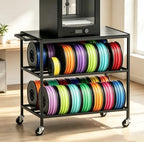 3D Printer Stand, Small 3D Printer Table for Organizer Filament Spools - Image 6