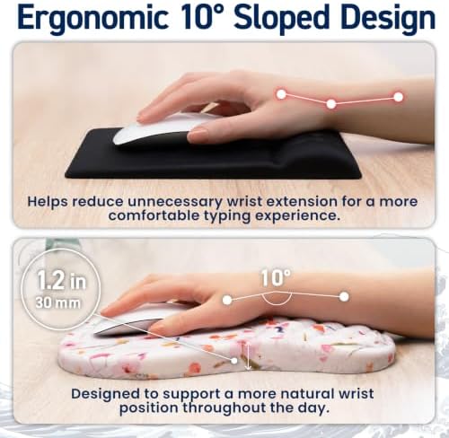 BELLEMOND Japanese Mouse Pad with Wrist Rest | Ergonomic Memory Foam, Large - Image 4