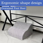 Foot Rest for Under Desk at Work.Multifunctional 3-Tier Foot Stool - Image 2