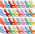 Jutom 32 Pcs Cardboard Magazine File Holders Organizer, Solid, Classic by Jutom