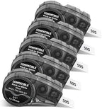 5-Pack Replacement for M21-750-499 Black on White Nylon Cloth 3/4 Inch Tape by Pillex