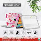 CISSOOK for MacBook Air 15 inch M2-M5 Case 2026 2025 2024 2023 Pink Bows - Image 6