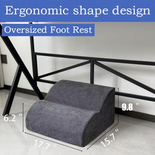 Foot Rest for Under Desk at Work.Multifunctional 3-Tier Foot Stool - Image 2