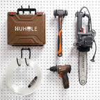 HUHOLE 24 Pack Pegboard Drill Holder Tool Hooks for 1/4 Inch Pegboard - Image 4