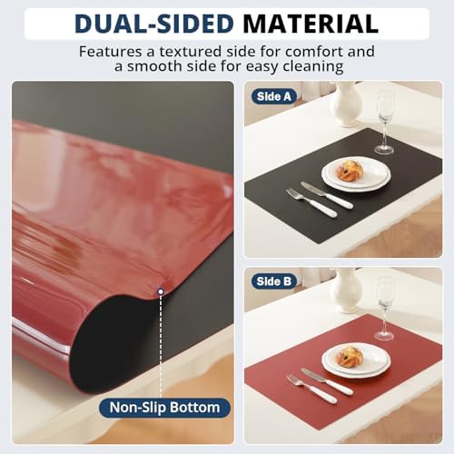 OstepDecor 24 x 72 in Black Table Protector 1.5mm Thick Plastic Table Cover - Image 3