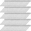 Shimeyao 200 Pcs Peg Board Hooks Stainless Steel Pegs,10 Inch,Black by Shimeyao