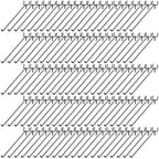 Shimeyao 200 Pcs Peg Board Hooks Stainless Steel Pegs,10 Inch,Black by Shimeyao