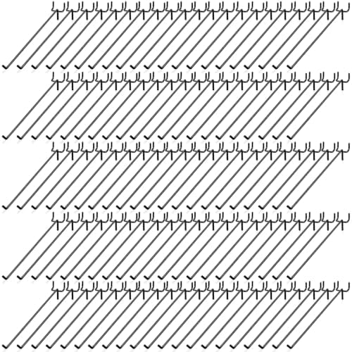 Shimeyao 200 Pcs Peg Board Hooks Stainless Steel Pegs,10 Inch,Black by Shimeyao