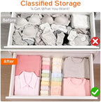 12 Pack 4" High Drawer Dividers for Clothes, 10.2"-16.5" Expandable - Image 4