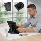 E NET-CASE Case for 11" Kindle Scribe 3rd Generation 2025, Kindle Scribe Colorsoft, Multi-Viewing Stand Cover with Auto Sleep/Wake,Pen Holder for Scribe 11" 2025 Released (Black) - Image 3