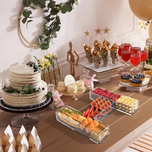 13.8" Acrylic Letter Charcuterie Tray,Fillable Alphabet Box (Letter I) - Image 6