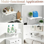 Folding Shelf Wall Mounted for Small Space, - Image 5