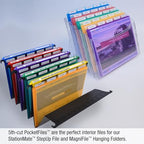 Ultimate Office Poly Color File Folders Letter Size, 5th-Cut Tabs, Set 100 - Image 6
