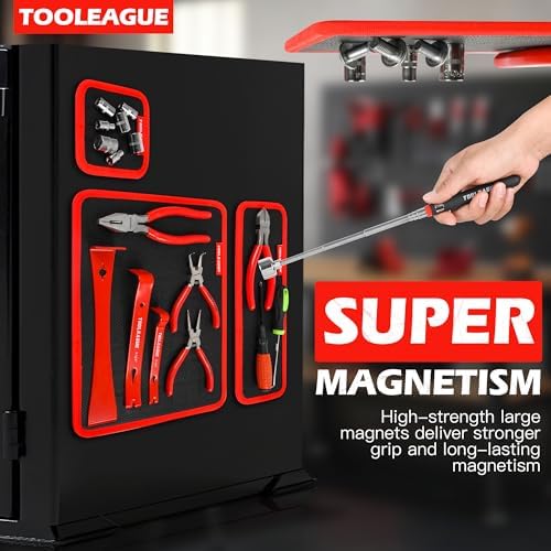 TOOLEAGUE 3Pcs Magnetic Tool Mat with 25Lb Telescoping Magnetic Pickup Pen - Image 4
