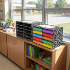 Colingmill 2 Pcs Composition Classroom Paper Storage Organizer, 19x12inch - Image 6