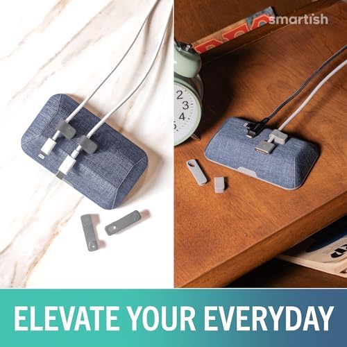 Smartish Magnetic Cord Holder, Bigger Cable Wrangler, Office Desk Organizer - Image 4