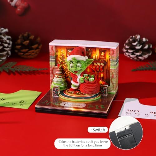 3D Weekly Calendar 2027 Creative Weekly Calendar tear away calendar W - Image 2