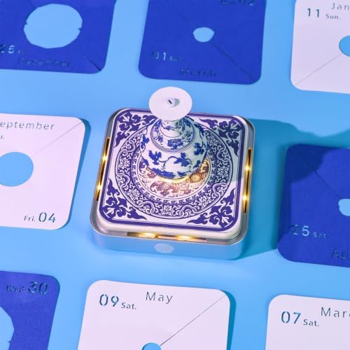 2027 3D Paper Carving Desk Calendar With LED Light - Image 5