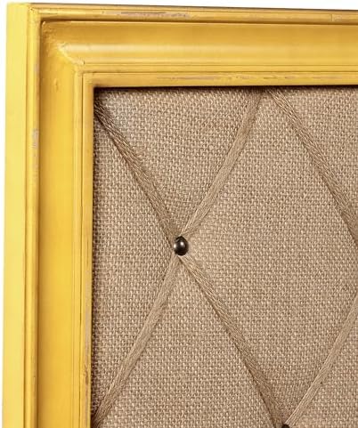 SOFE 21x27 Large Farmhouse Burlap Pin Board, Wood Framed Bulletin Board - Image 3