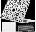 Case for 2026/2025/2024/2023 MacBook Air 15-inch Laptop Release M5 A3448 /M4 A3241 /M3 A3114 /M2 A2941, Stylish Protective Hard Shell Cover for MacBook Air 15.3 inch, Abstract Line by WelcomeViseNewitems