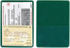STORE SMART - Green-Back Auto Insurance & ID Card Holders - 300 Pack - RFS20-G-300 by StoreSMART