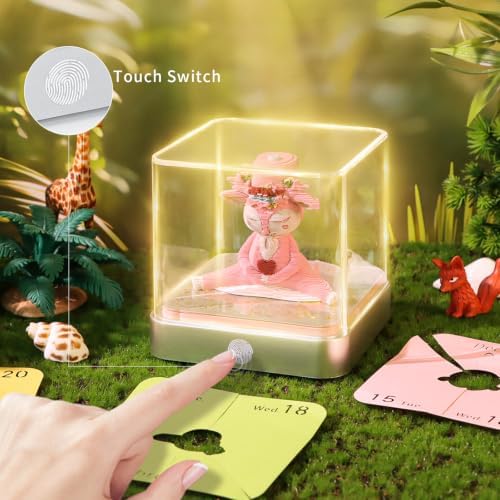 3D Calendar 2027, 3D Creative Time Piece Calendar 2027，Daily Tear-Off Memo Pad with Light, Paper Carving Desktop Decoration, 3D Art Calendar Memo Pad,Unique Holiday Craft Gift - Image 4