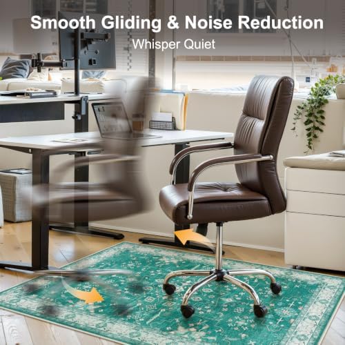 36"x48" Office Chair Mat for Hardwood Floor, Washable Non-Slip Protector - Image 4