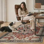 48"x60" Office Chair Mat for Hardwood Floor, Non-Slip Washable Annatto - Image 7