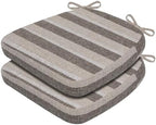 AAAAAcessories Chair Cushions for Dining Chairs, 17 x 16 x 2 in, Set of 2 by AAAAAcessories