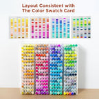 BEYGORM Horizontal Marker Organizer for 320 Markers, Acrylic Large Shelf - Image 3