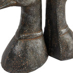 Creative Co-Op Decorative Distressed Cast Metal Duck Head Bookends, Black, Set of 2, 4.25" L x 3" W x 5.75" H (Pack of 4) - Image 6