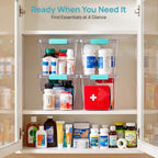 Vtopmart 6 Pack 5 Qt Clear Storage Bins with Lids for Toy & Craft Storage - Image 7