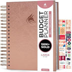 Clever Fox Budget Planner & Monthly Bill Organizer, Large Rose Gold by CleverFox