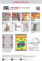 DisplaysMarket 8.5x11 Snap Frame for Wall Mount, Opti Frame, 1 inch Profile- Silver, 5 - Image 6