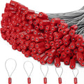 Nuogo 400 Pcs Red Steel Security Cable Seals by Nuogo