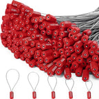 Nuogo 400 Pcs Red Steel Security Cable Seals by Nuogo