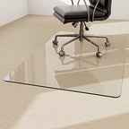 EASLY 36"X46" Chair Mat for Carpet-Office Chair Mat Tempered Glass for Home by EASLY