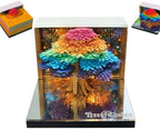 3D Memo Pad Time Piece Calendar 2027, 3D Tear-Off Art Desk Calendar 2027, Creative 3D Memo Pad Paper Art Tree House DIY Paper Carving Decoration (Tree of Life - Purple) by PTAEXCEL