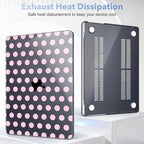 May Chen for 2026 MacBook Pro 14-inch M5 M4 M3 M2 M1 Pro/Max Chip, Release 2026 2025-2021, Model A3427 A3426 A3434 A3112 A3401 A3185, Plastic Hard Shell with Keyboard Cover, Pink Dots - Image 4