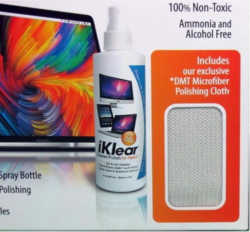 The Original Premium iKlear Screen Cleaner Kit For Iphone, Ipad, Imac, Gaming Monitor, Large Screen TV’s, Included With DMT Cloth MADE IN THE USA - Image 3