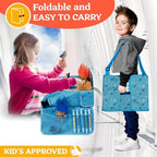 PILLANI Kids Travel Tray for Car - Road Trip Activities for Kids - Car Seat Tray for Kids Travel w/ Activity Sheets, Pens & Dry Erase Board - Toddler Road Trip Essentials & Car Accessories for Kids - Image 5