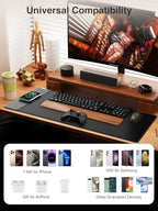 Magnetic Wireless Charging Mouse Pad, 31.5"x15.8" Large Desk Mat - Image 3